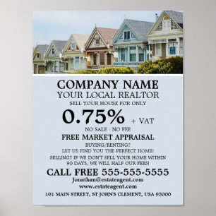 Poster Nouvelle Maison, Realtor, Agent immobilier Publici