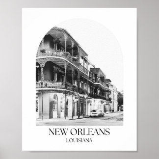 Poster Nouvelle-Orléans Louisiana Arch