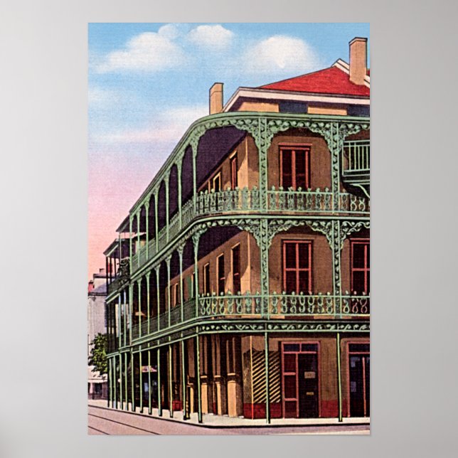 Poster Nouvelle-Orléans Louisiane (Devant)