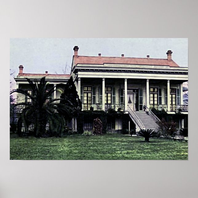 Poster Nouvelle-Orléans, Louisiane (Devant)