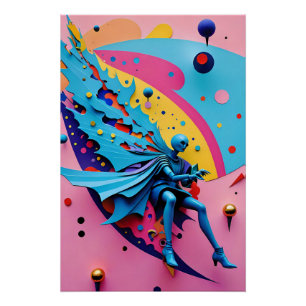 Poster Nouvelle vague Angel Fallen - Ken Gage Art