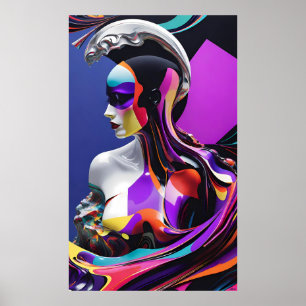 Poster Nouvelle vague de punk de Surf - Ken Gage Art