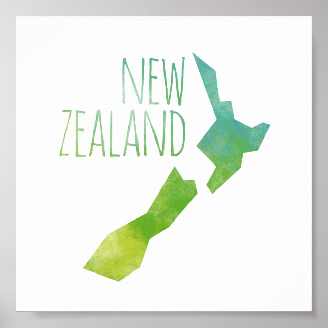 Poster Nouvelle-Zélande (Devant)