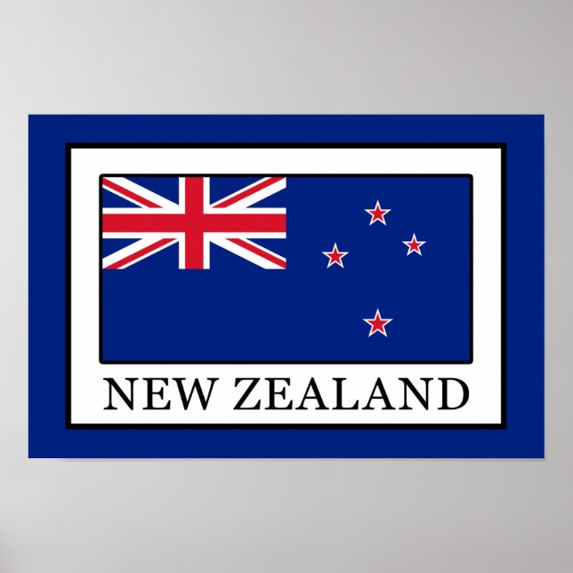Poster Nouvelle-Zélande (Devant)