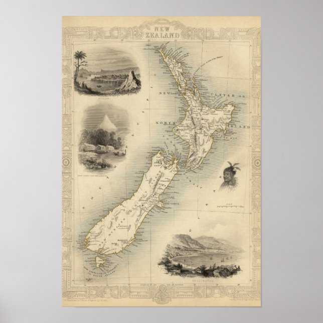 Poster Nouvelle-Zélande 3 (Devant)