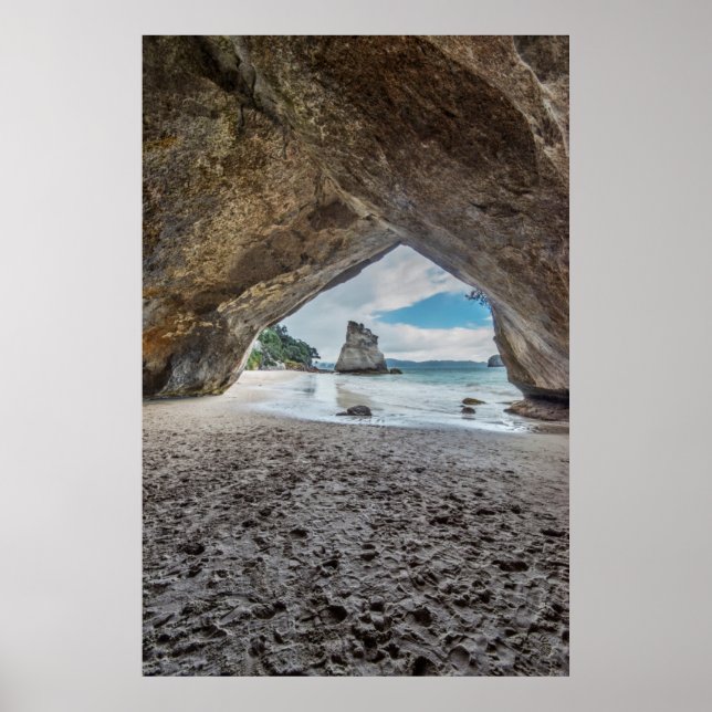 Poster Nouvelle-Zélande, North Island, péninsule de Corom (Devant)