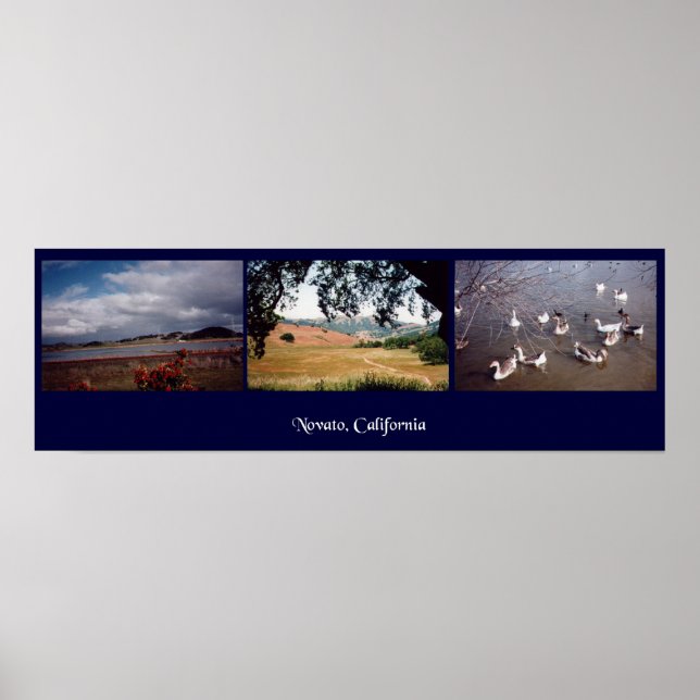 Poster Novato, Californie (Devant)