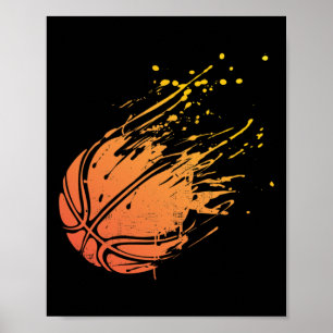 Poster Novelty Silhouette Basketball Cadeau Graphique Pou