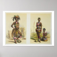 N'Pae a Young Zulu en tenue de gala et deux du roi