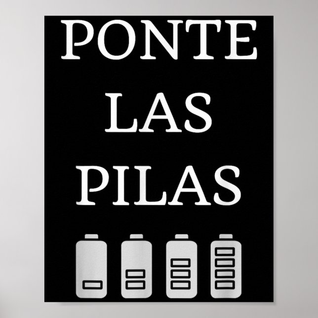 Poster Nte Las Las Spanish Saying Motivational 