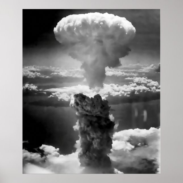 Poster NUAGE DE CHAMPIGNON sur HIROSHIMA 1945 (Devant)