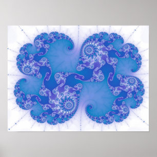 Poster Nuage de fractale