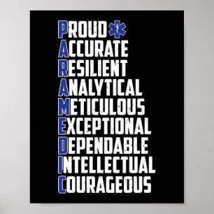 Poster Nuage de mots paramétriques d'urgence EMS