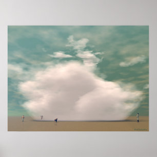 POSTER NUAGE EN BAISSE