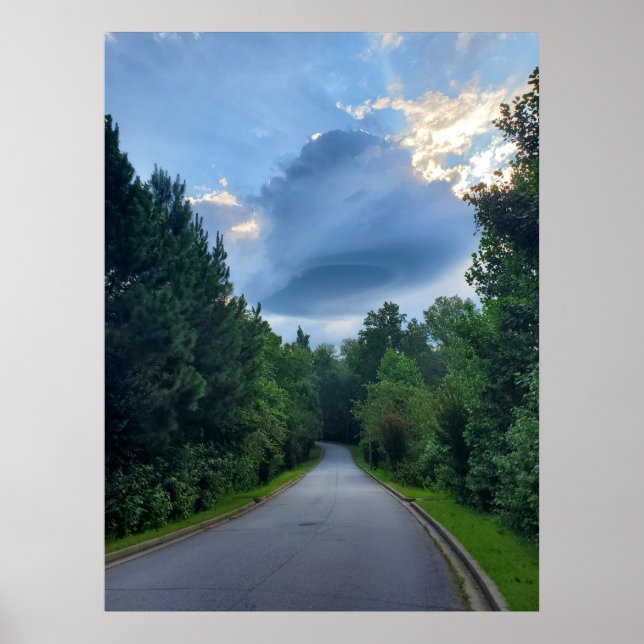 Poster Nuage lenticulaire (Devant)