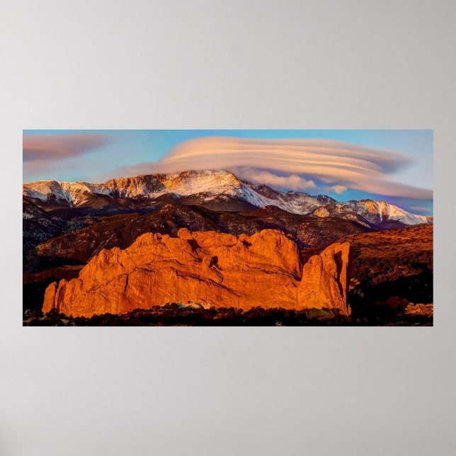 Poster Nuage lenticulaire (Devant)