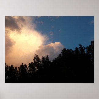 Poster Nuage lumineux