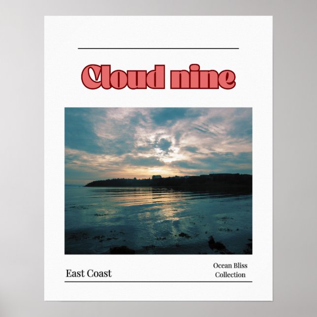 Poster Nuage neuf (Devant)