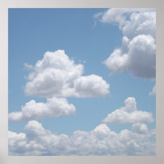 Poster Nuages de contes de fées