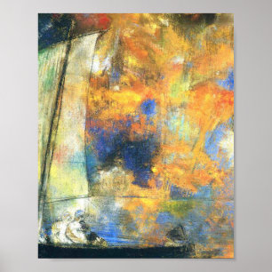 Poster Nuages De Fleur 1903 Par Odilon Redon