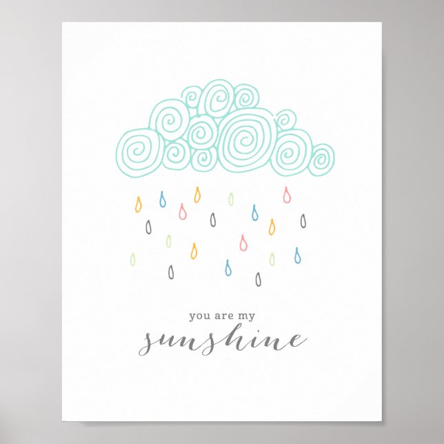 Poster Nuages de pluie (Devant)