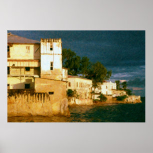 Poster Nuages de tempête de Zanzibar