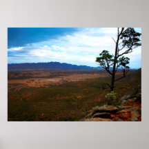 Nuages d'orage dans l'Outback australien