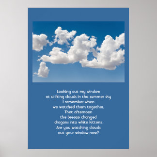 Poster Nuages et ciel
