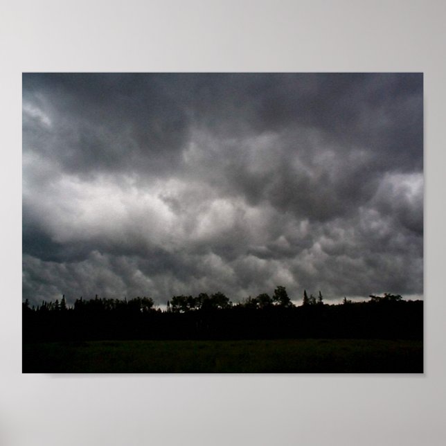 Poster Nuages foncés (3) (Devant)