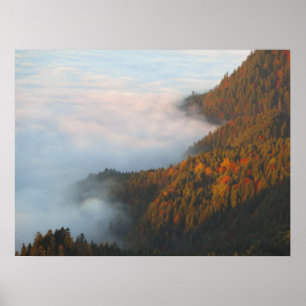 Poster Nuages matinaux Pieniny