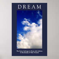 Nuages Motivationnels De Rêve, Attitude Ciel Bleu