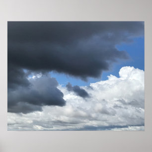 Poster Nuages orageux