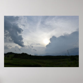 Poster Nuages orageux
