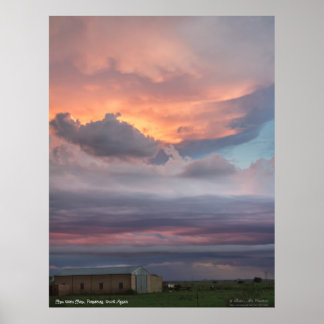 Poster Nuages peints au ciel