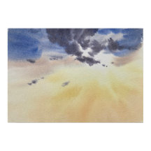 Nuages Peinture à l'aquarelle