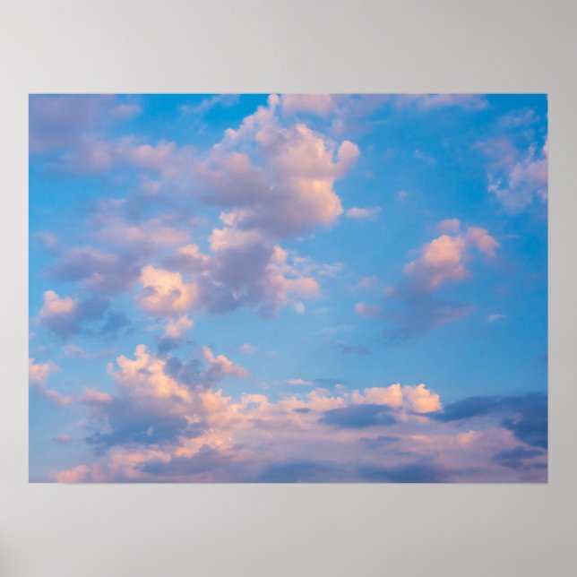 Poster Nuages roses - Rimini, Italie (Devant)