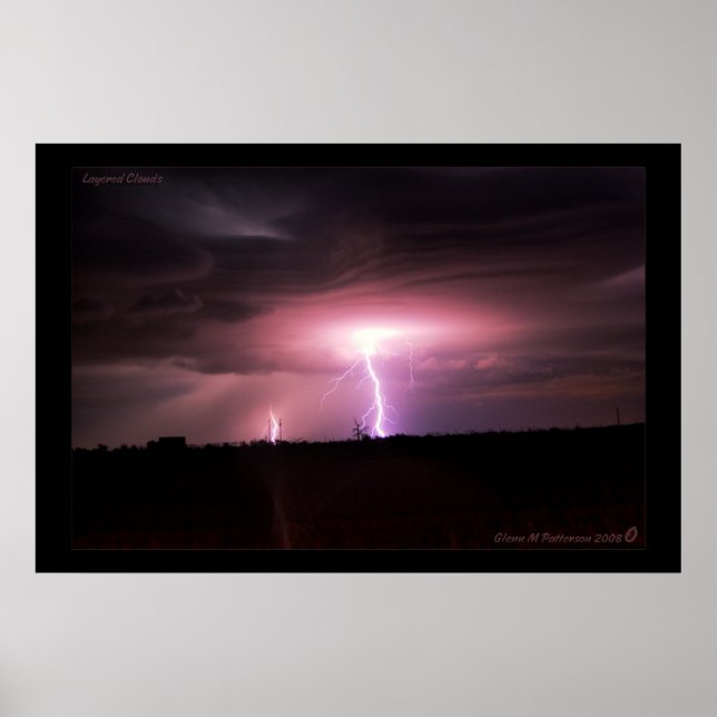 Poster Nuages stratifiés (Devant)