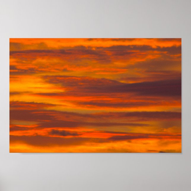 Poster Nuages Sunrise, Floride (Devant)