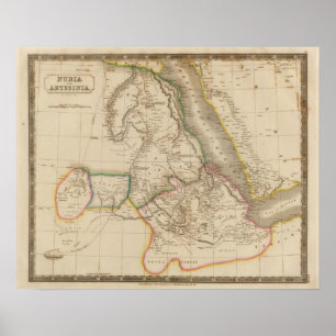 Poster Nubia, Abyssinia, Afrique