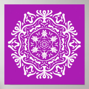 Poster Nudibranche Mandala