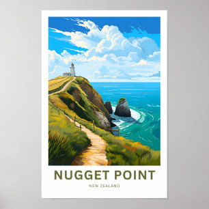Poster Nugget Point New Zealand