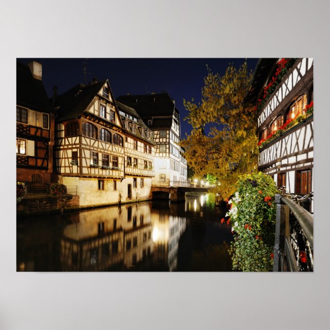 Poster Nuit à Strasbourg (Devant)