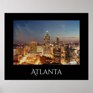 Poster Nuit Atlanta