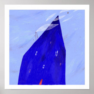 Poster Nuit bleue