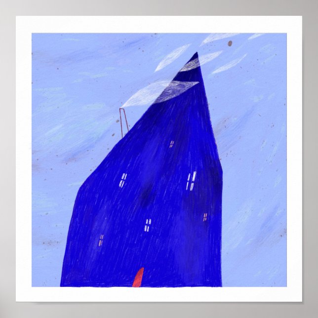 Poster Nuit bleue (Devant)