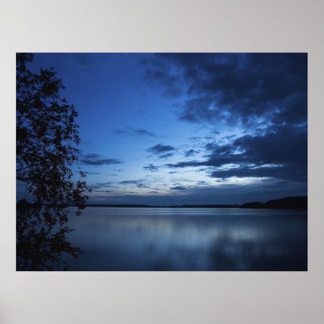 Poster Nuit bleue (Devant)