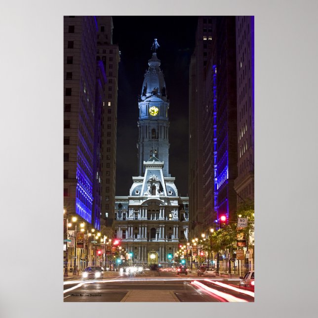 Poster Nuit Couleur Large St, Photo De : Joe Dantone (Devant)