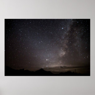 Poster Nuit dans les montagnes du Chisos - Big Bend, Texa