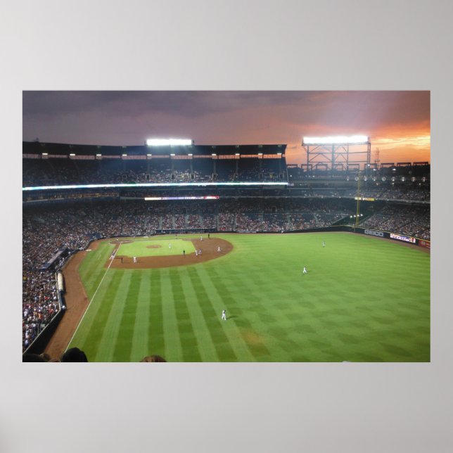 Poster Nuit de baseball (Devant)