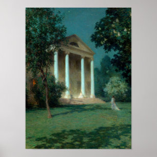 Poster Nuit de mai 1906 par Willard Leroy Metcalf